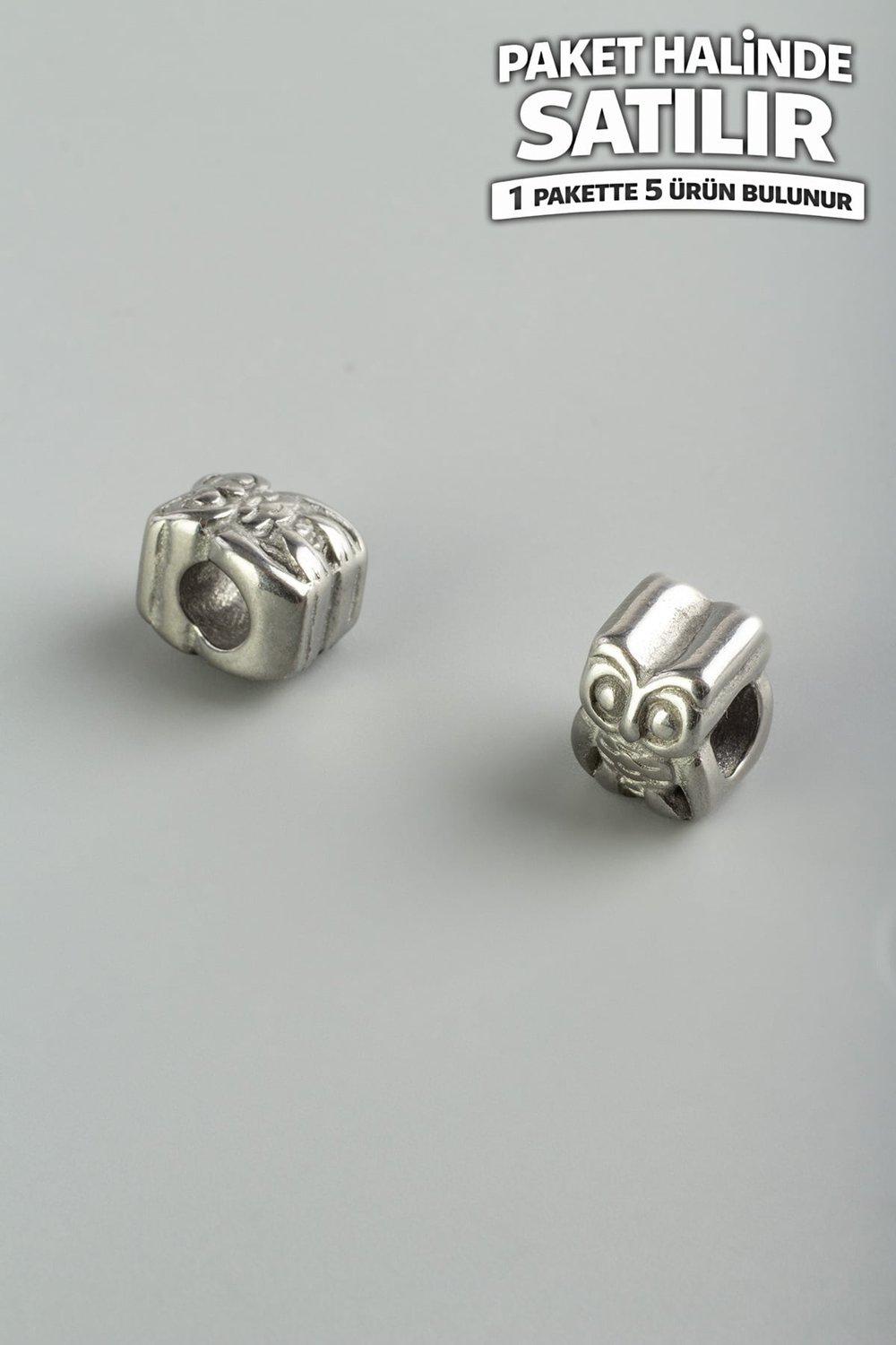 Çelik Ara Aparat Gümüş 9x11mm 5 PCS