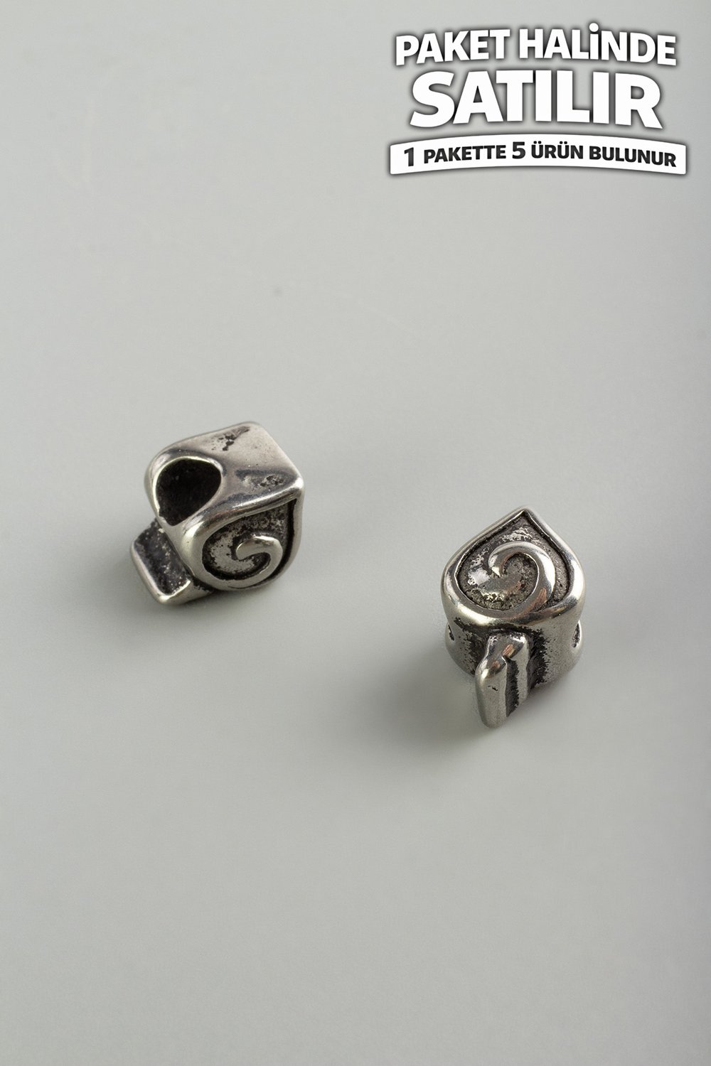Çelik Ara Aparat Gümüş 9x11x13mm 5 PCS