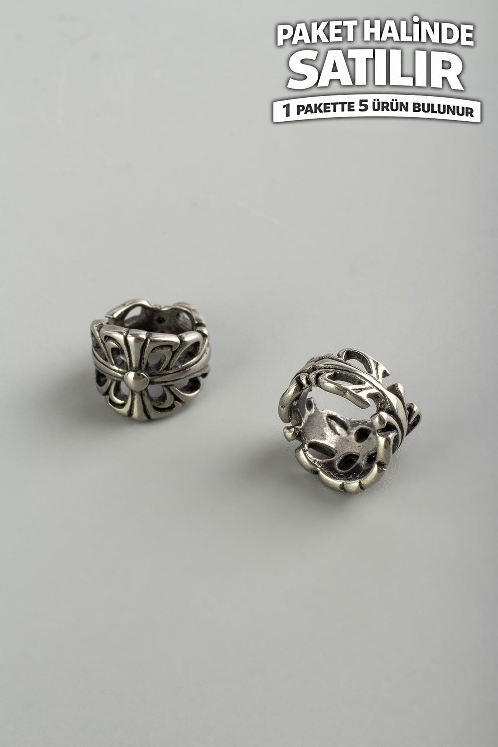 Çelik Ara Aparat Gümüş 9x12mm 5 PCS