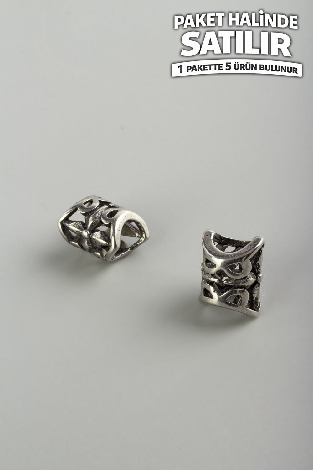 Çelik Ara Aparat Gümüş 9x12mm 5 PCS