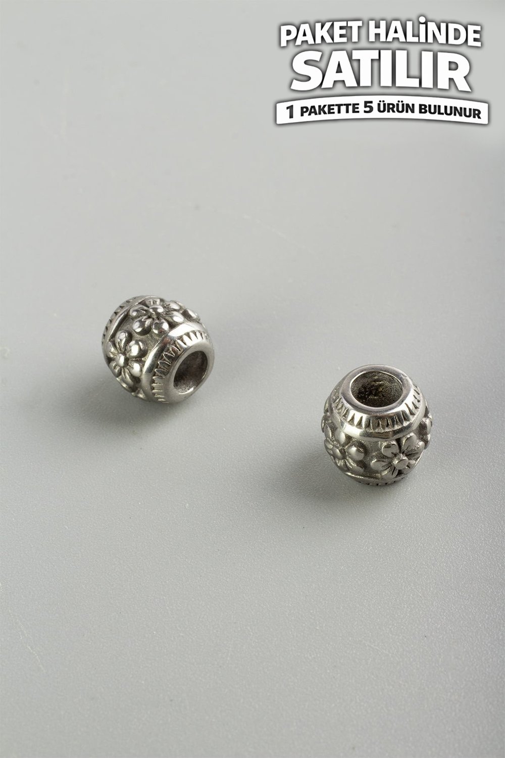 Çelik Ara Aparat Gümüş 9x14mm 5 Adet
