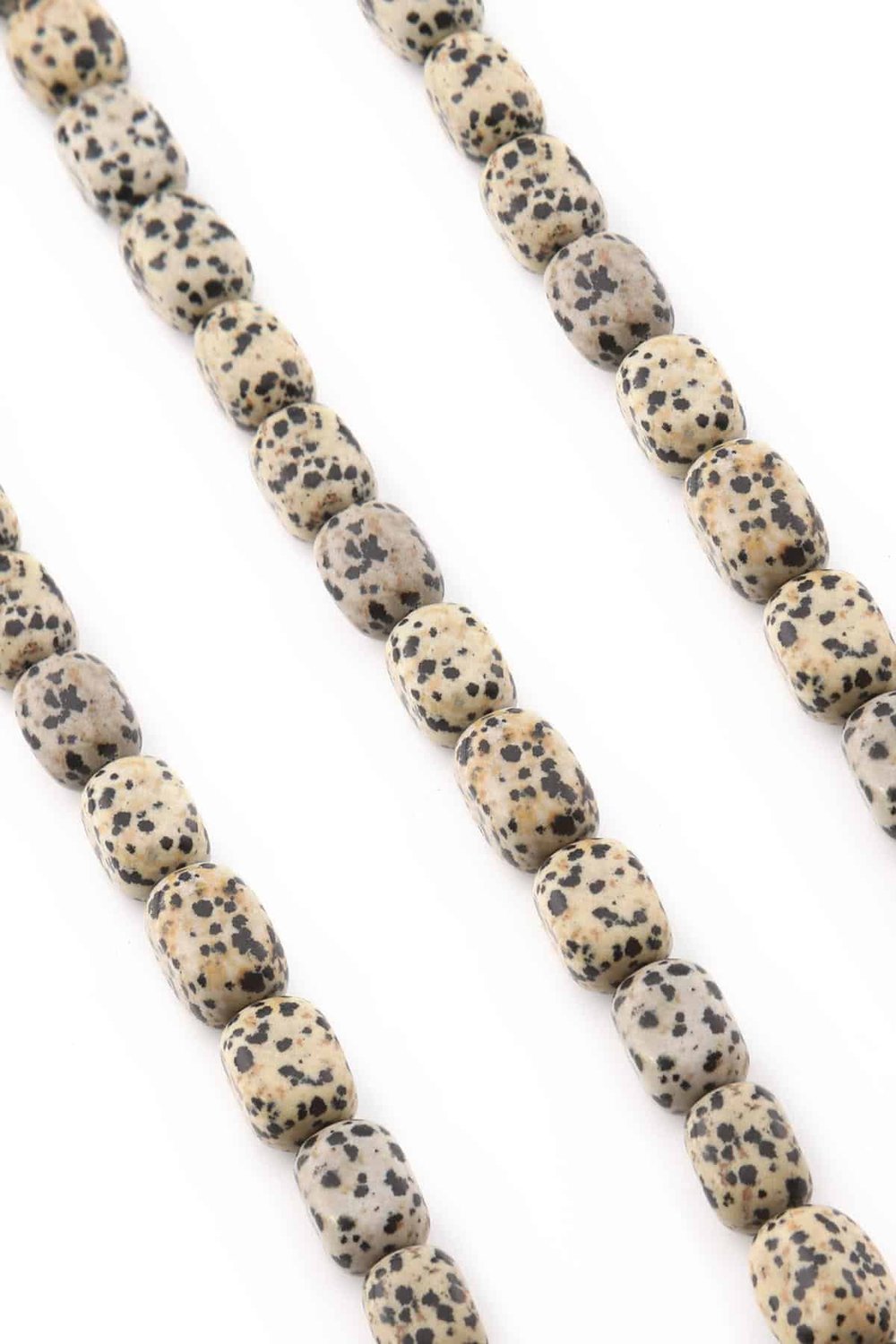 Dalmaçyalı Jasper Taşı Dikdörtgen Kesim Parlak Krem 13x18mm Doğal Taş Dizi [AA]