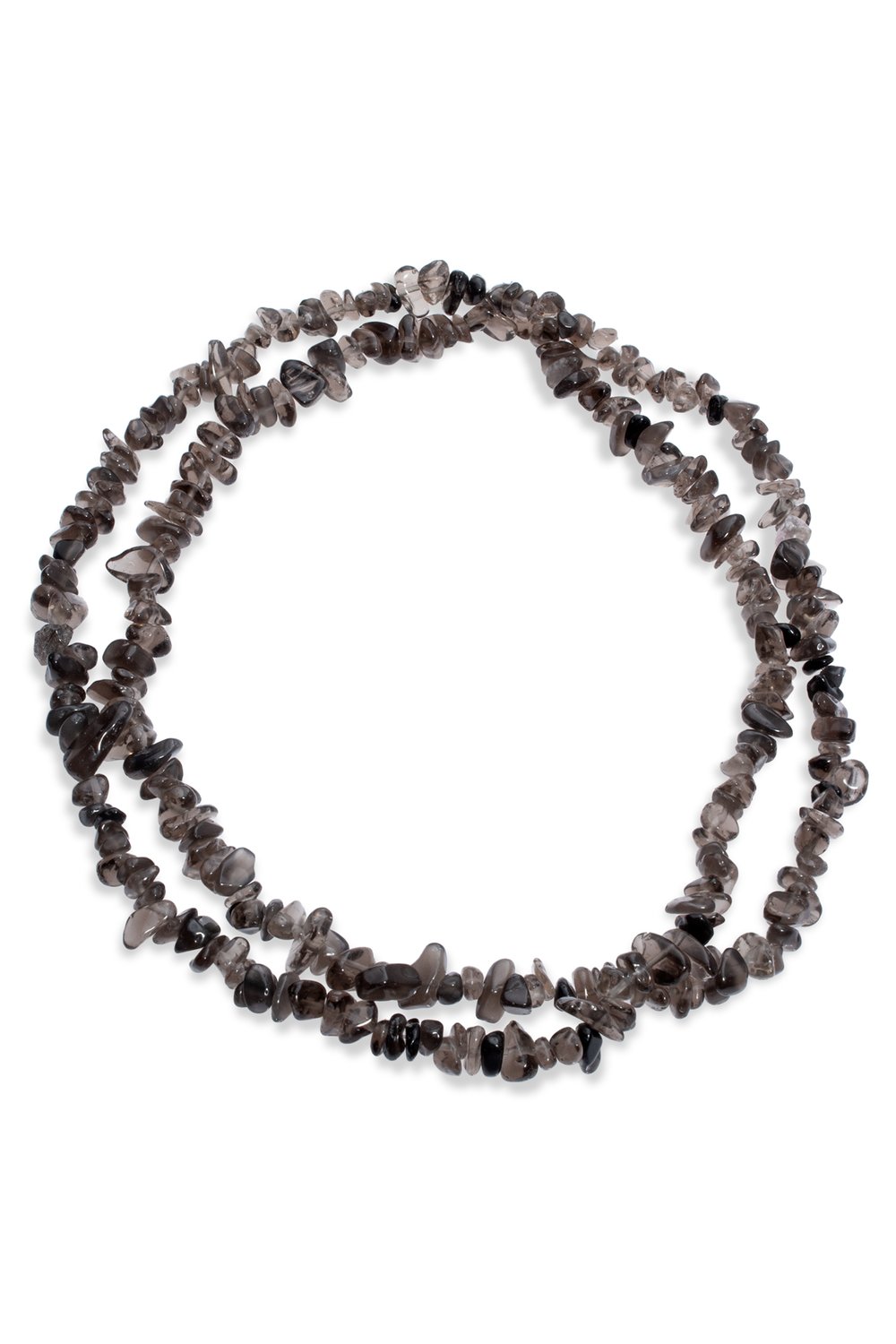 Dumanlı Kuvars Doğal Kırık Taş Parlak 5x8mm Dizi