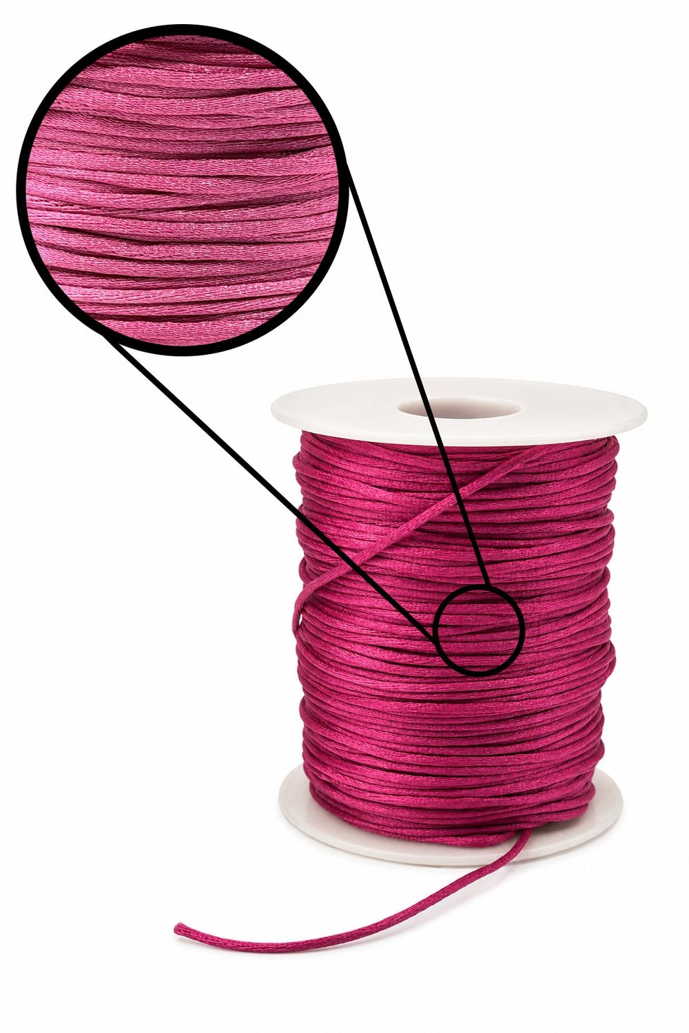Floss Cord Light Burgundy 1.5mm