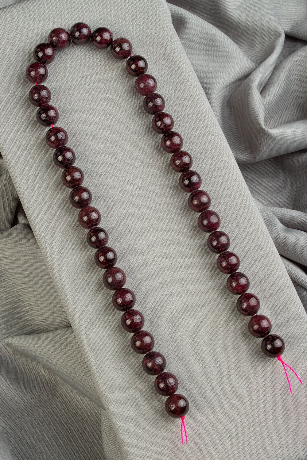 Garnet Doğal Taş Küre Kesim 10mm Dizi