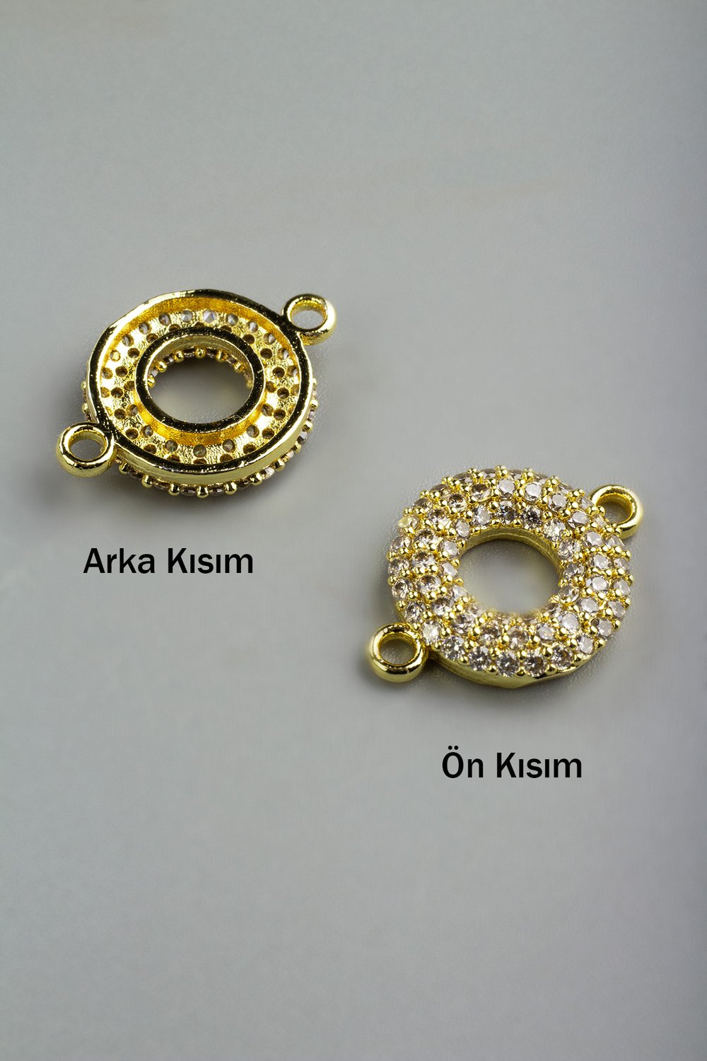 Gold Simit Kesim Beyaz Zirkon Bileklik Aparatı 13 mm
