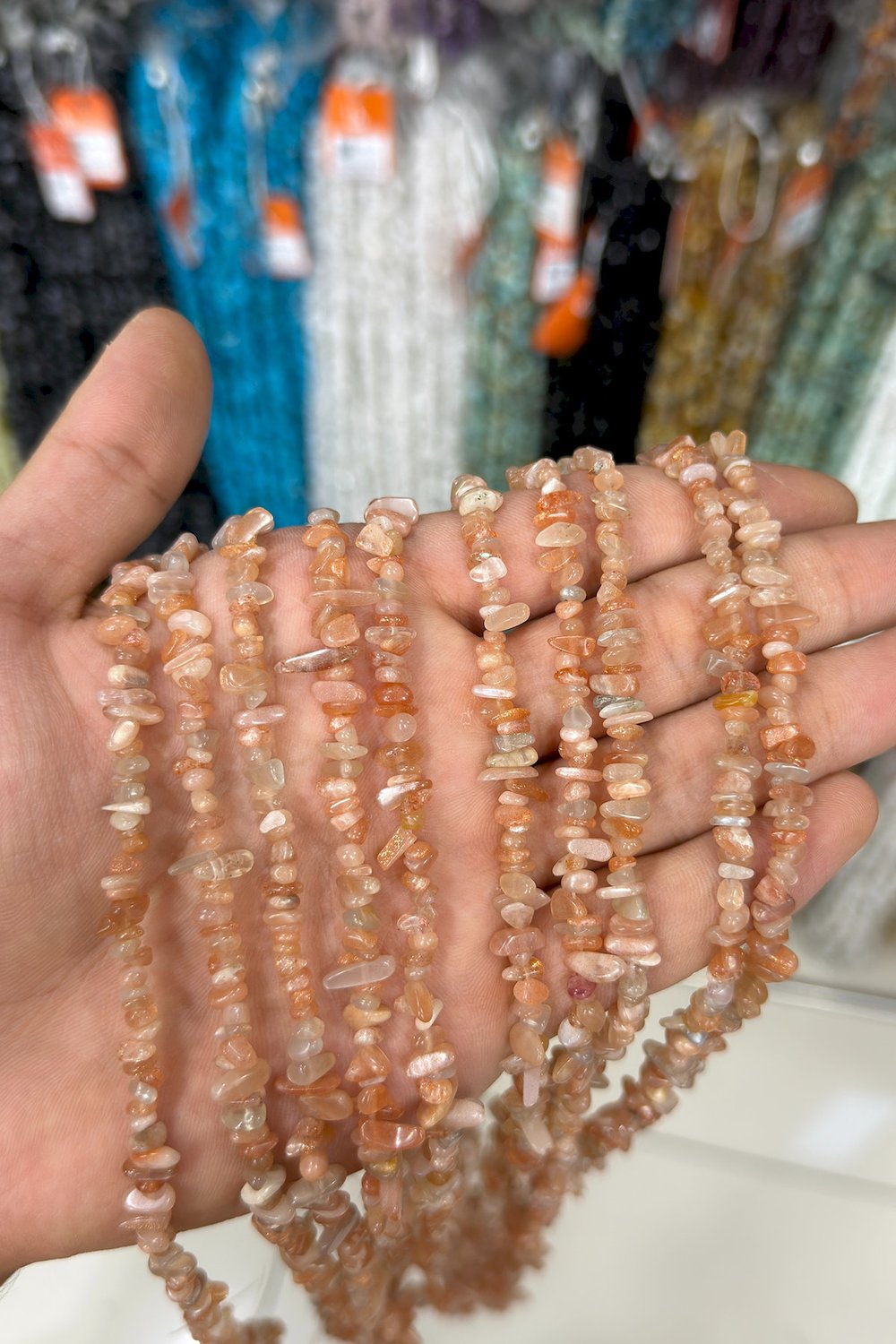 Güneş Kırık Taş Mini Boy 3x5mm Doğal Taş Dizi