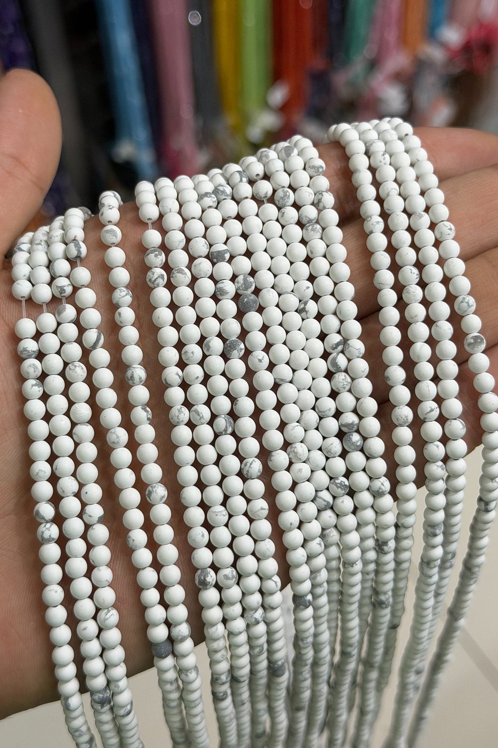 Havlit Taşı Küre Kesim Mat 4mm Doğal Taş Dizi [AB]