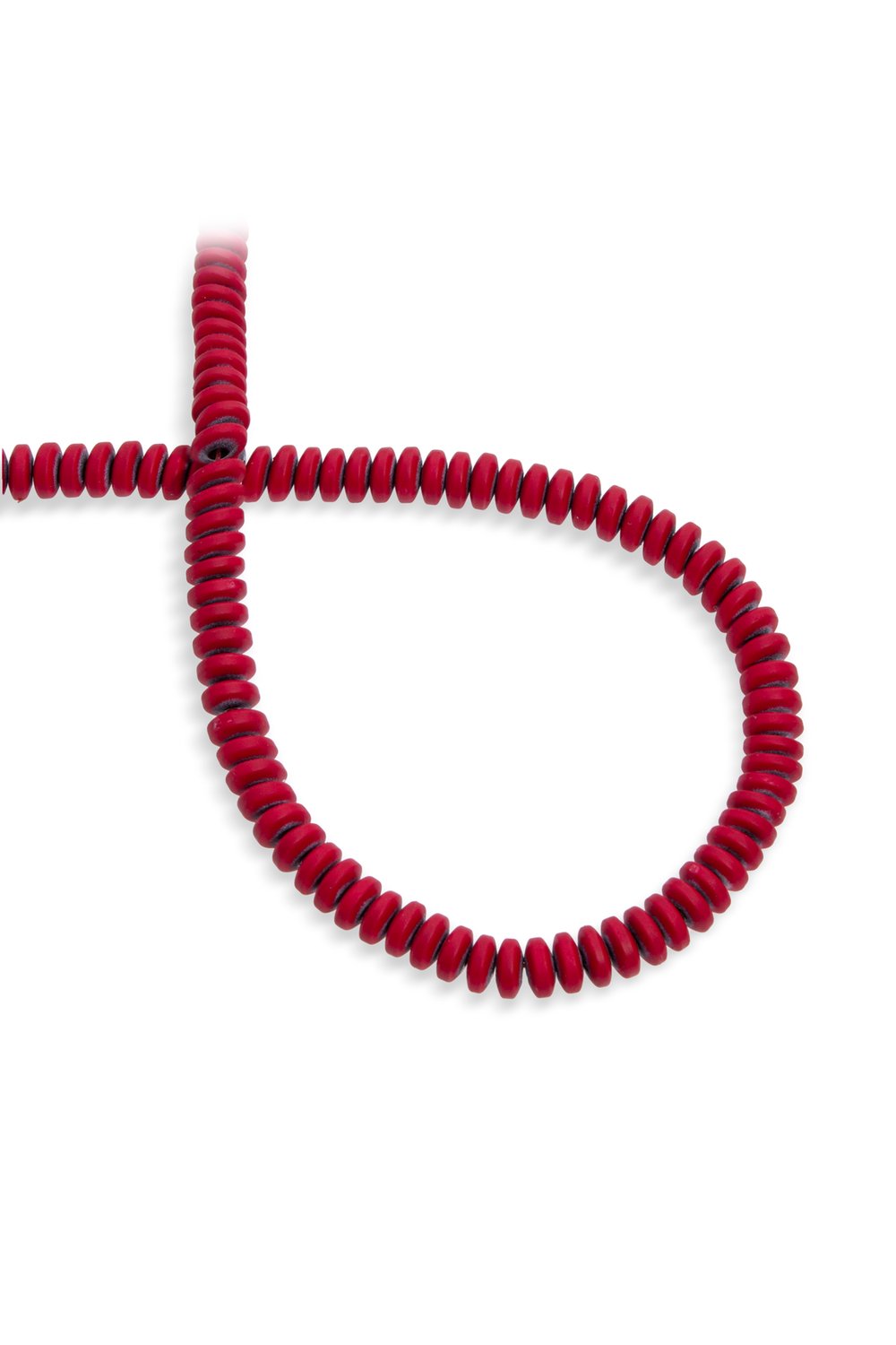 Hematit Taşı Rondela Kesim Kırmızı 6x3mm Doğal Taş Dizi