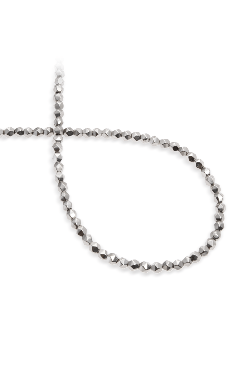 Hematit Taşı Hegzagonal Kesim Mat Titanyum 4x4mm Doğal Taş Dizi