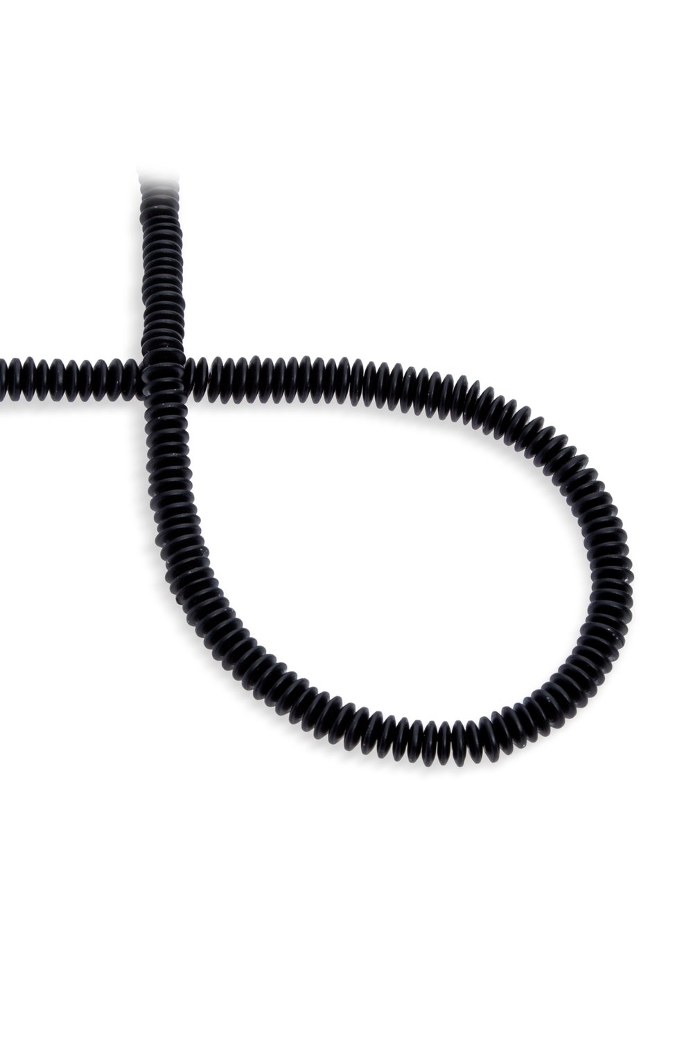 Hematit Taşı Rondela Kesim Mat Siyah 6x1mm Doğal Taş Dizi