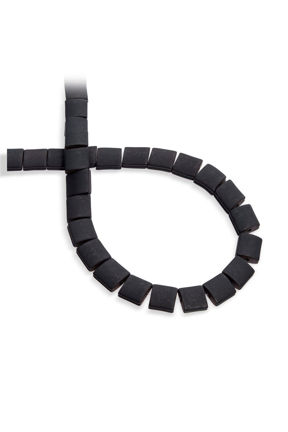 Hematit Taşı Siyah 10x10mm Doğal Taş Dizi