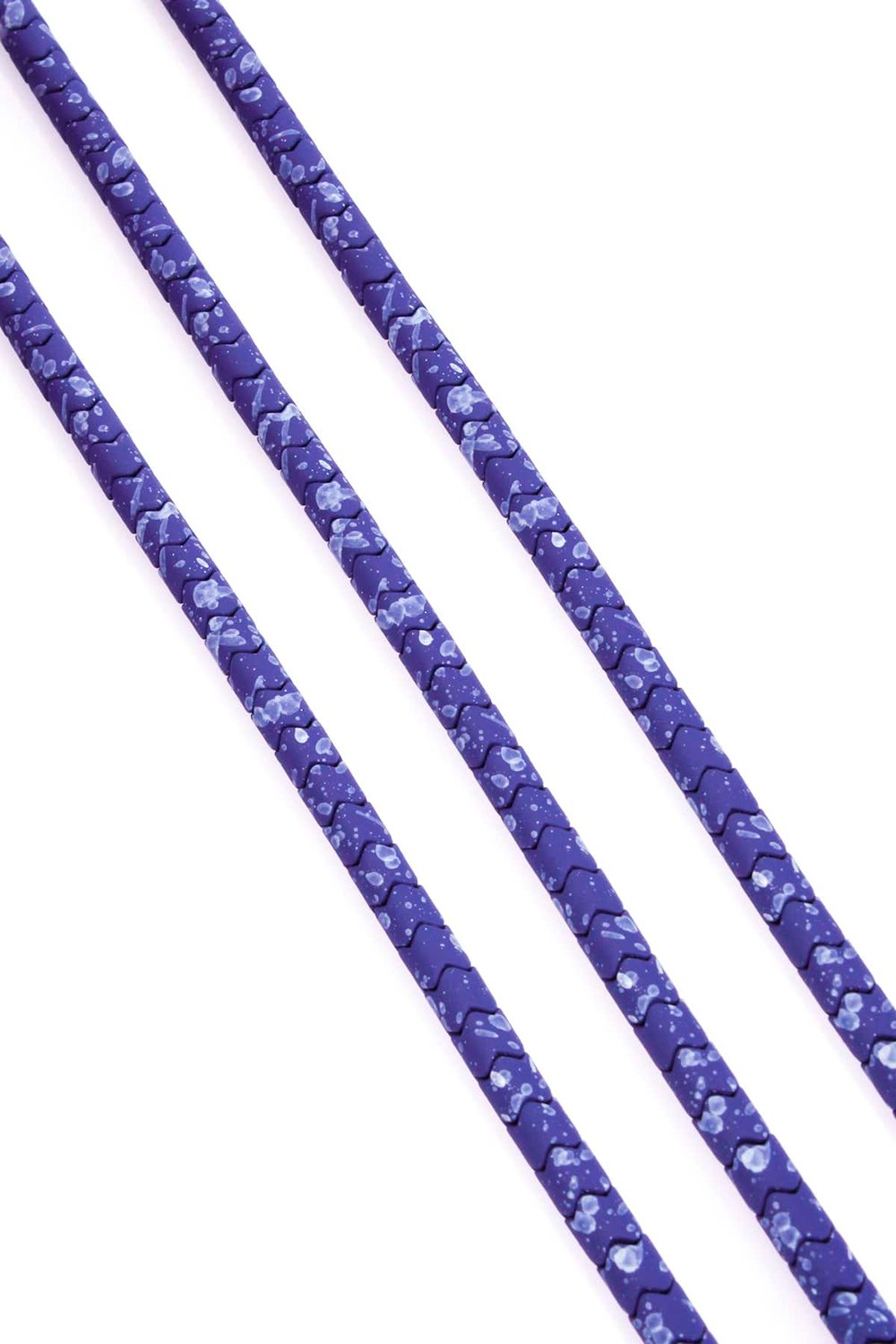 Hematite Natural Stone Mottled Dark Blue Washer Cut 6x5mm String Of Beads