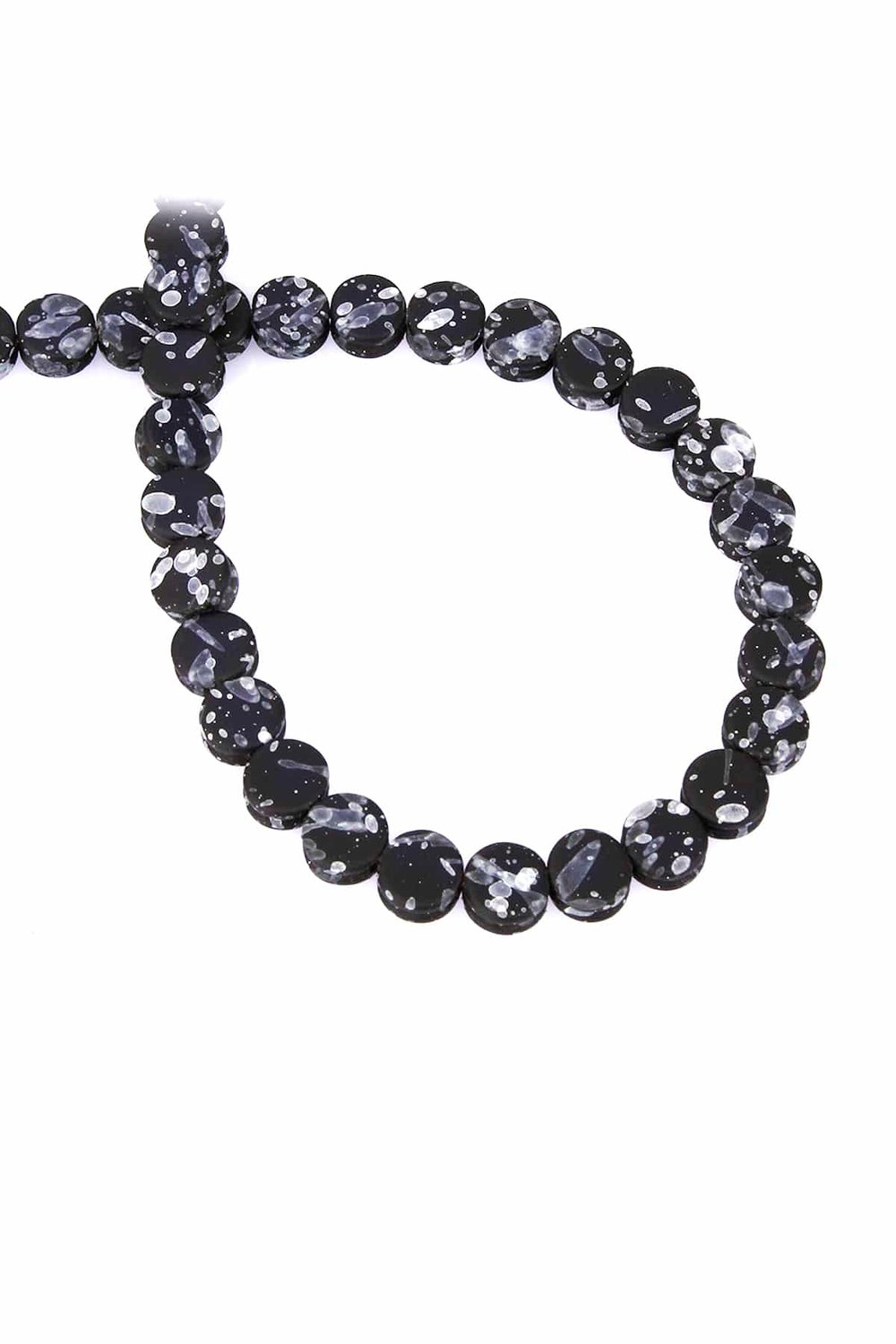 Hematit Taşı Oval Kesim Parlak Siyah 8mm Doğal Taş Dizi