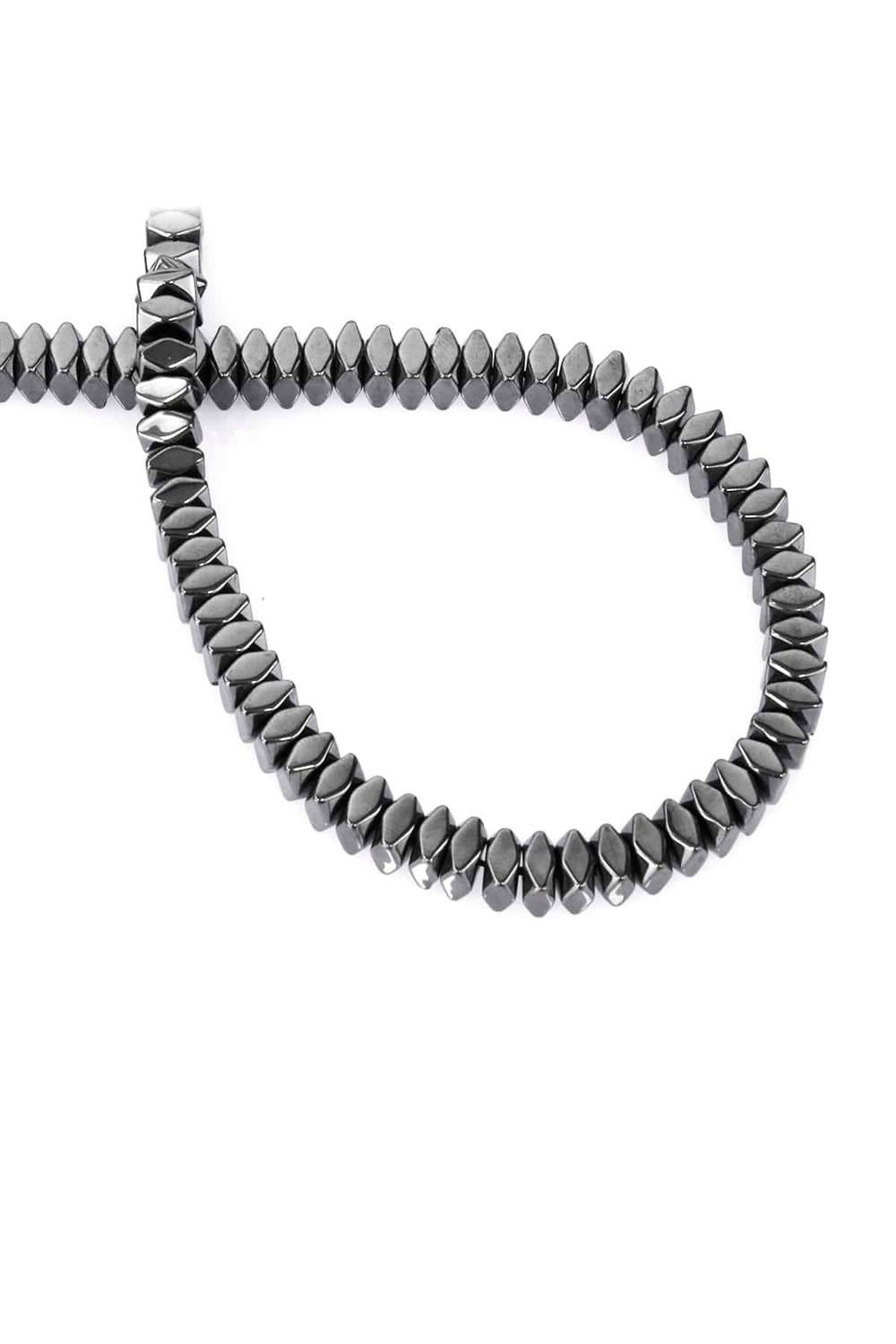 Hematit Taşı Rondela Kesim Parlak Füme 6x3mm Doğal Taş Dizi