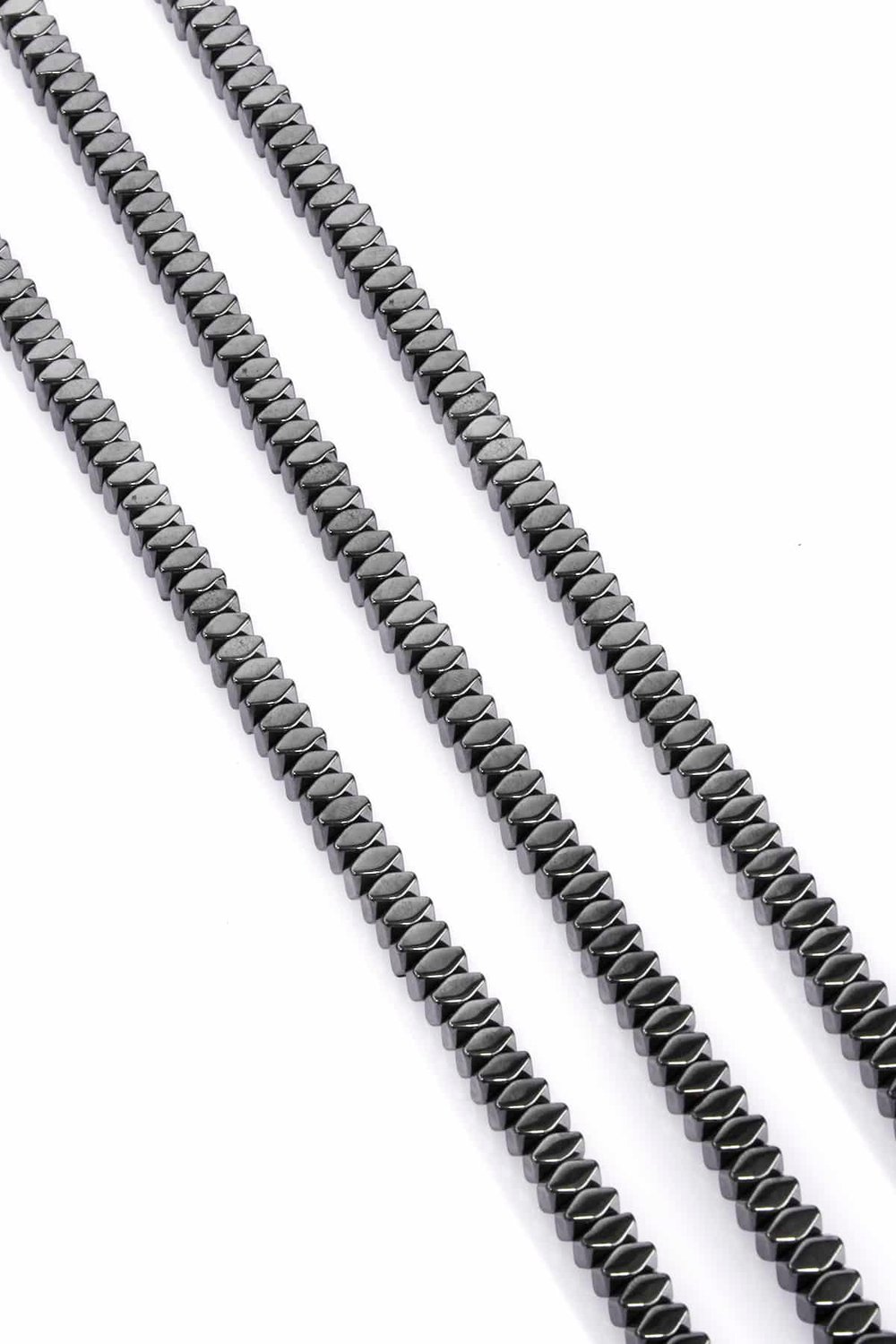 Hematit Taşı Rondela Kesim Parlak Füme 6x3mm Doğal Taş Dizi