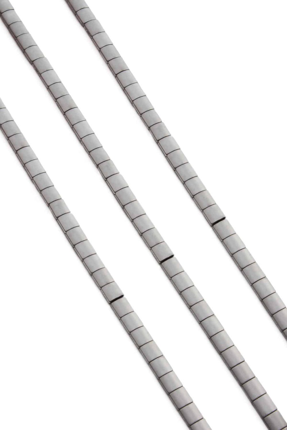 Hematit Taşı Yassı Kare Kesim Mat Açık Gri 5x5mm Doğal Taş Dizi