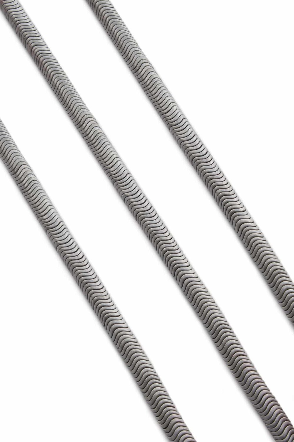 Hematit Taşı Dalgalı Rondela Kesim Mat Açık Gri 6x1mm Doğal Taş Dizi