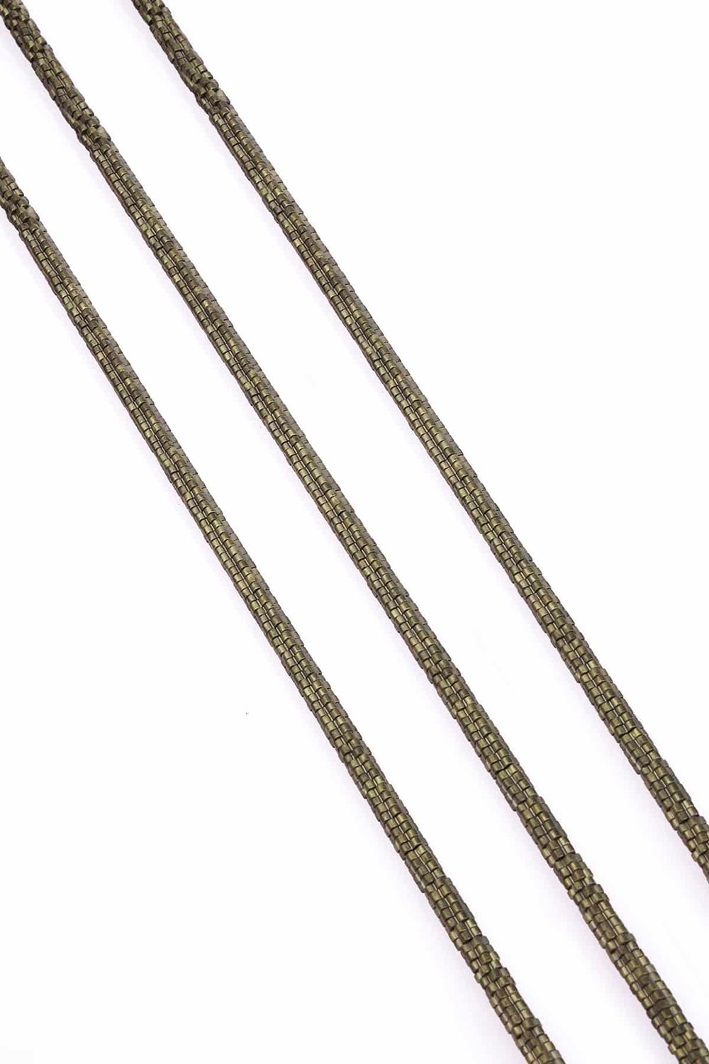 Hematite Natural Stone Matte Antique Yellow Washer Cut 4x1mm String Of Beads