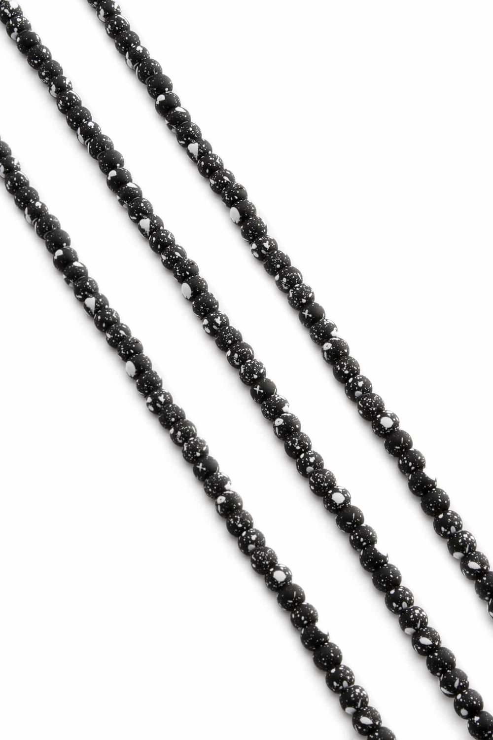 Hematit Taşı Küre Kesim Mat Siyah 4mm Doğal Taş Dizi