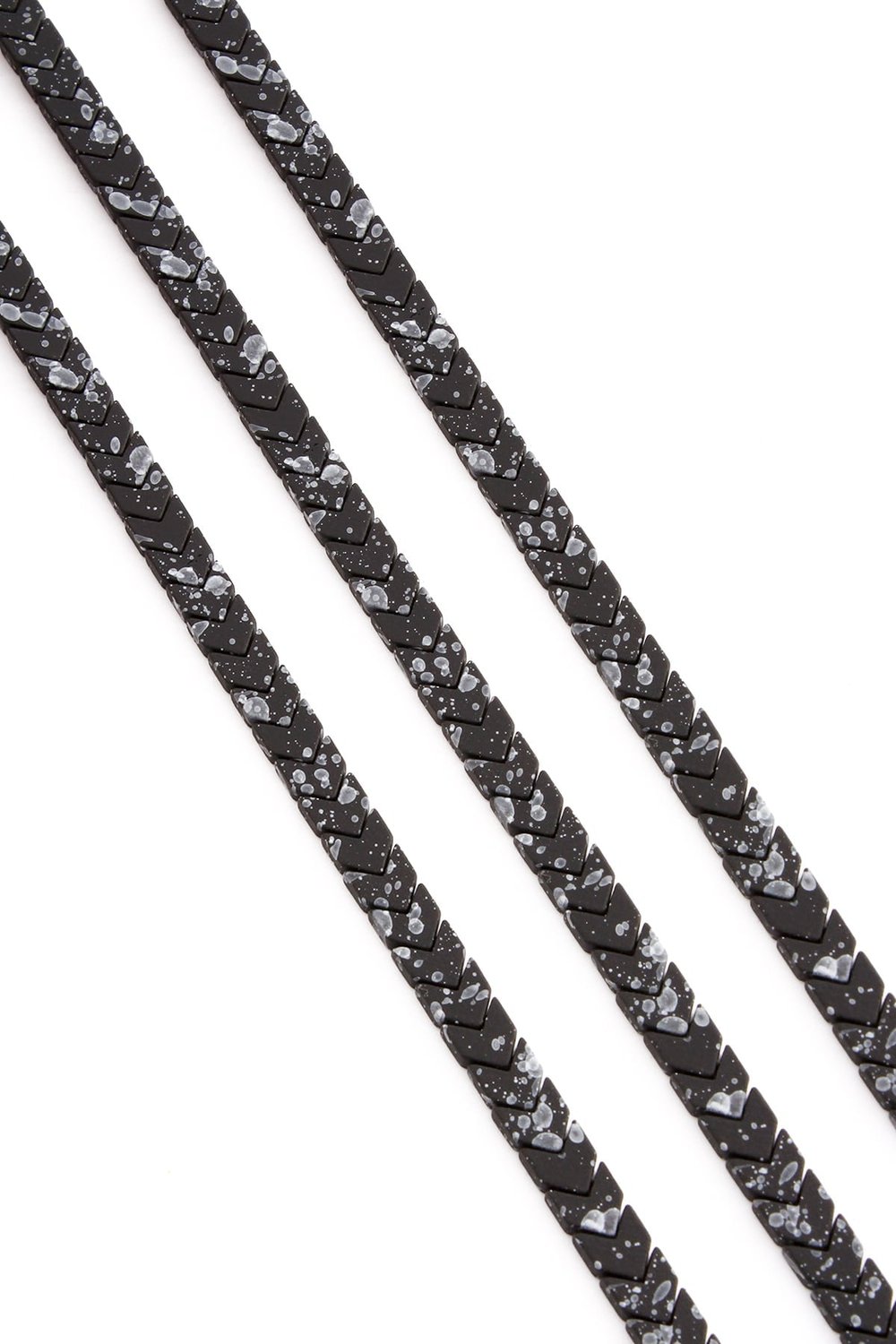 Hematit Taşı Çavuş Kesim Mat Siyah 6x3mm Doğal Taş Dizi