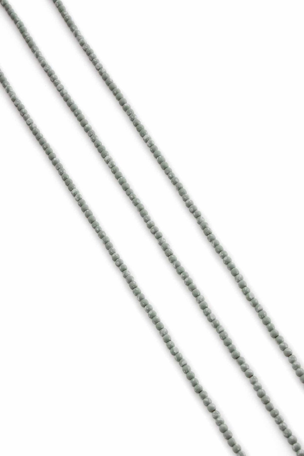 Hematite Natural Stone Matte Mottled Water Green 2mm String Of Beads