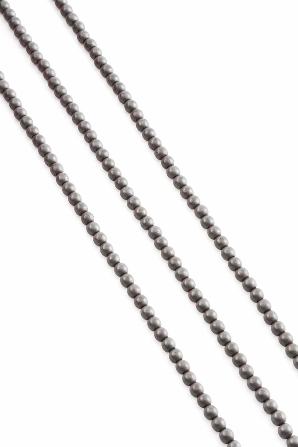 Hematit Taşı Küre Kesim Mat Gri 4mm Doğal Taş Dizi