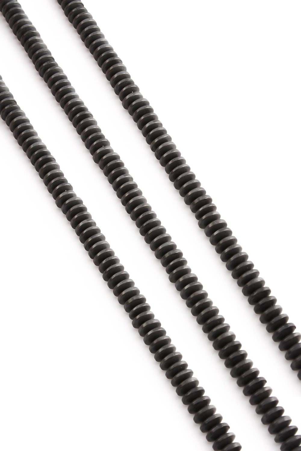 Hematit Taşı Rondela Kesim Mat Gri 6x3mm Doğal Taş Dizi