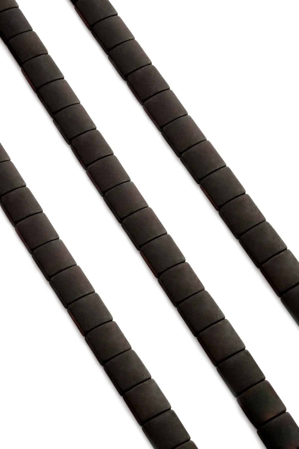 Hematit Taşı Mat Siyah 10x10mm Doğal Taş Dizi