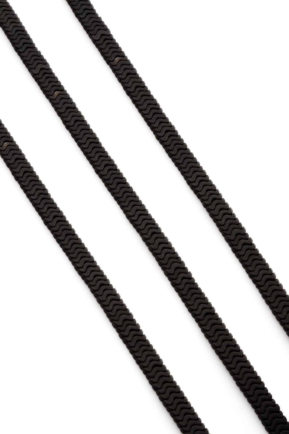Hematit Taşı Yarasa Kesim Mat Siyah 7x1mm Doğal Taş Dizi