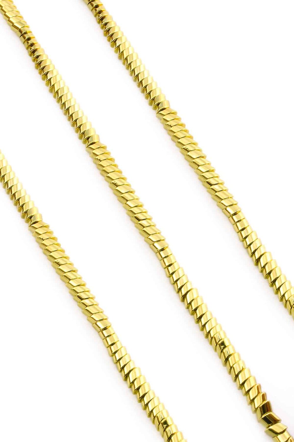 Hematit Taşı Rondela Kesim Altın Sarı 4x2mm Doğal Taş Dizi