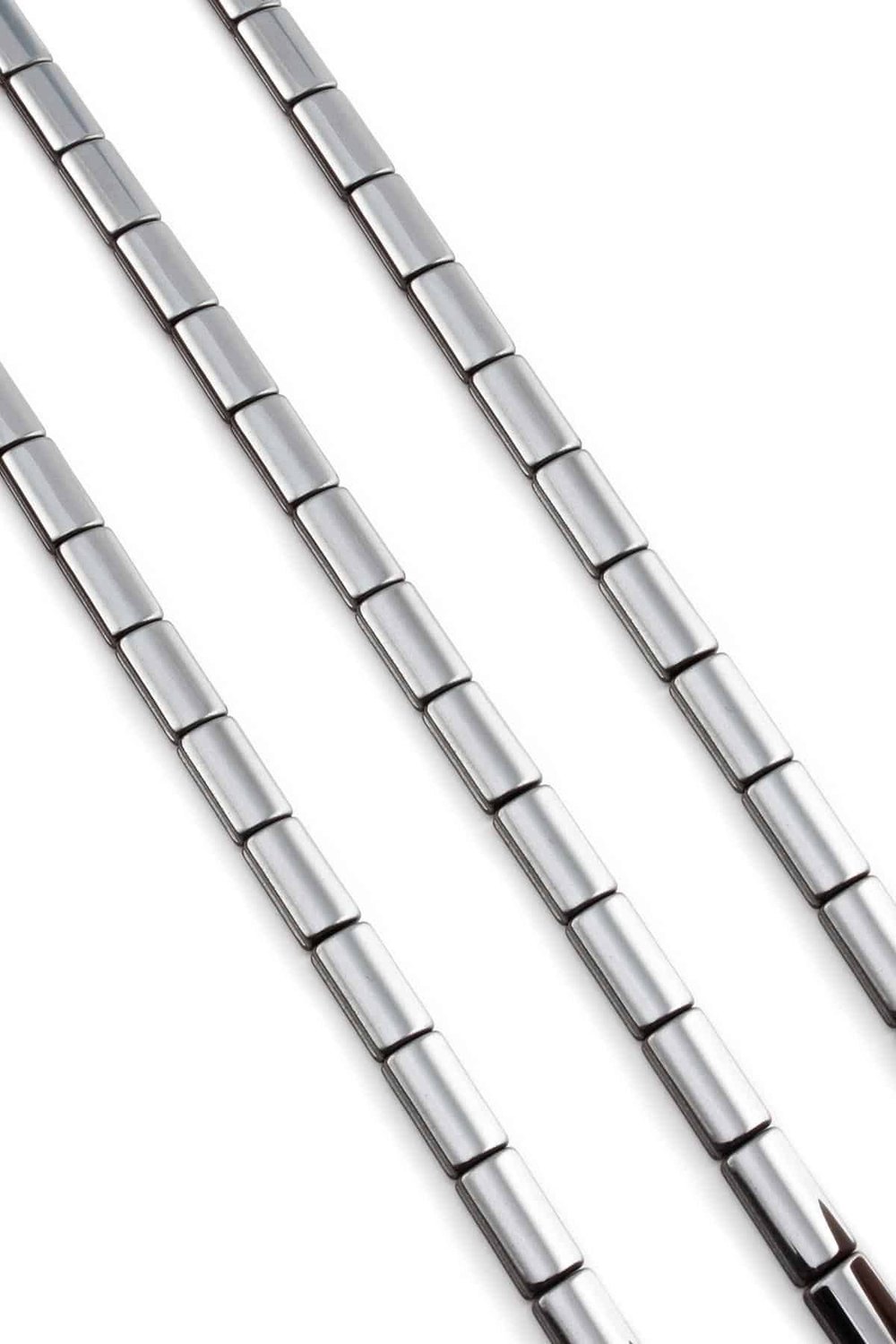 Hematit Taşı Dikdörtgen Kesim Parlak Füme 7x13mm Doğal Taş Dizi