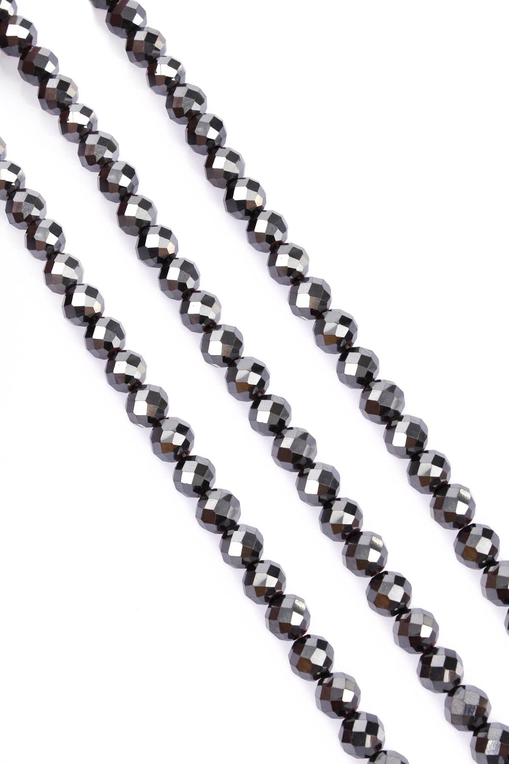 Hematit Taşı Küre Kesim Parlak Füme 8mm Doğal Taş Dizi