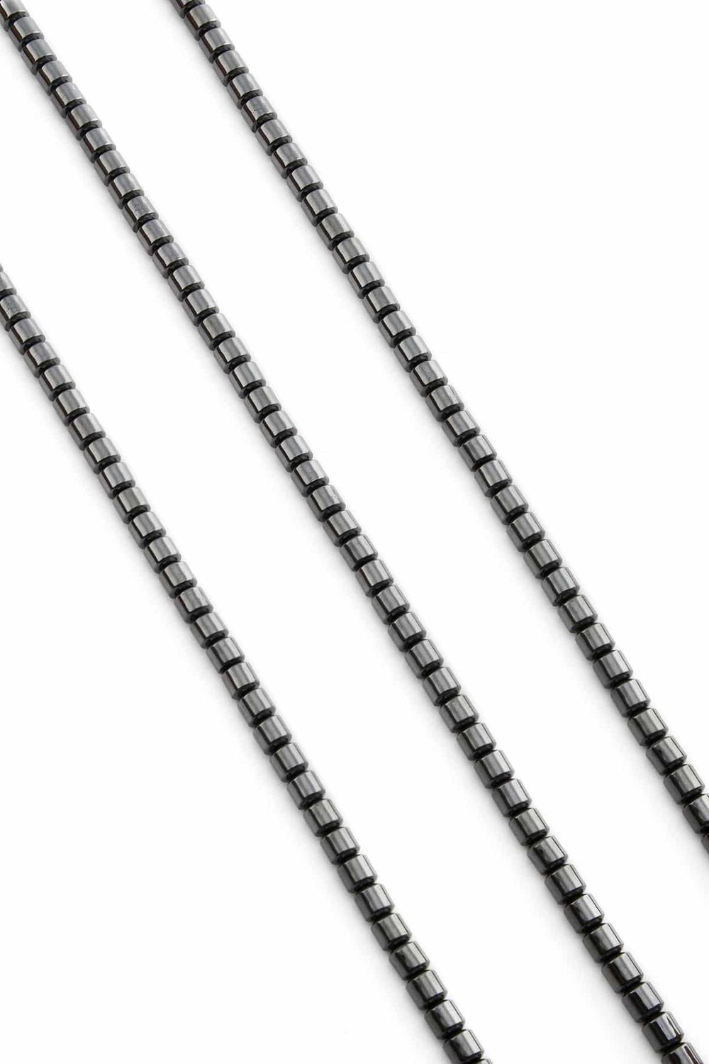Hematit Taşı Silindir Kesim Parlak Füme 4mm Doğal Taş Dizi