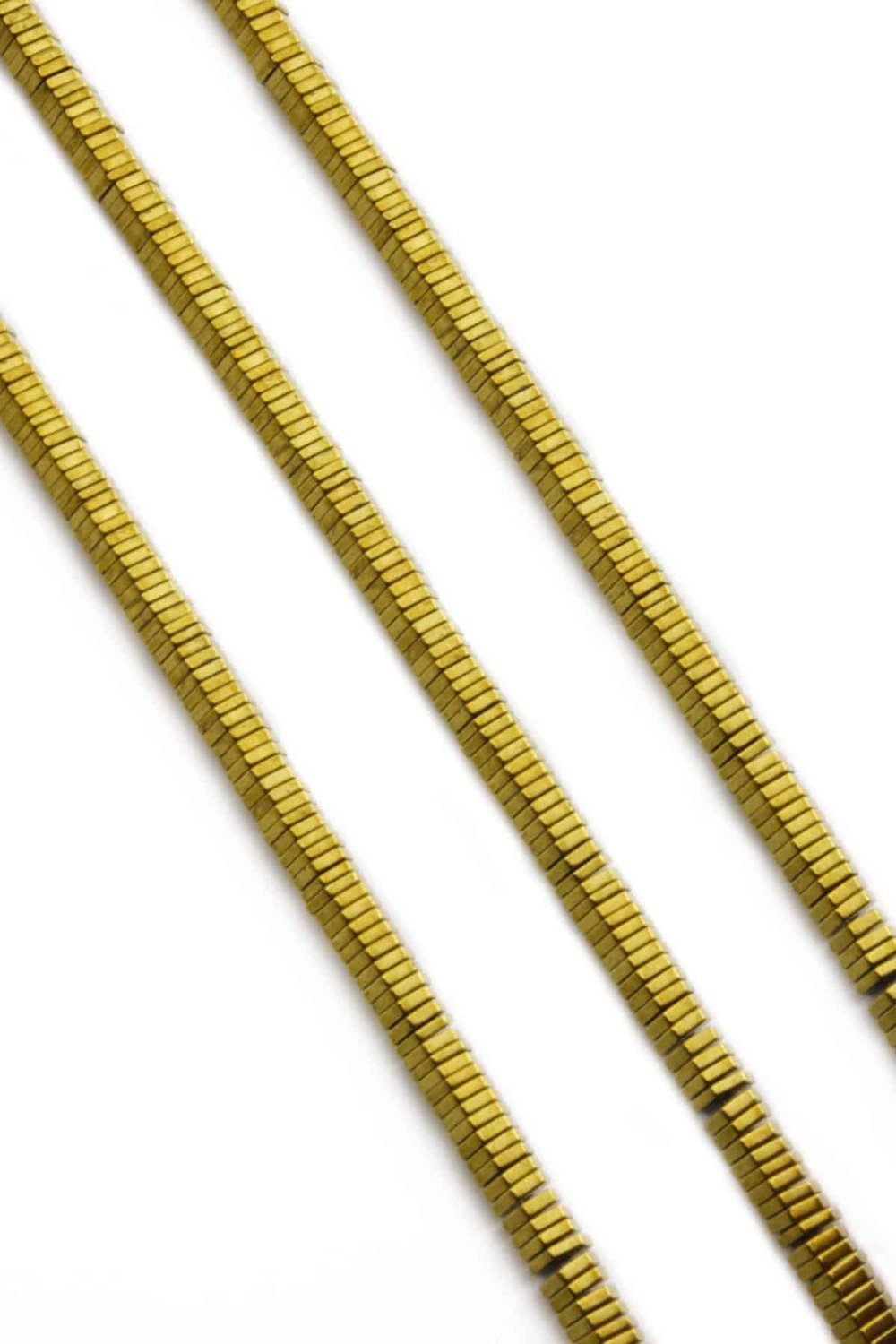 Hematit Taşı Parlak Gold 5mm Doğal Taş Dizi
