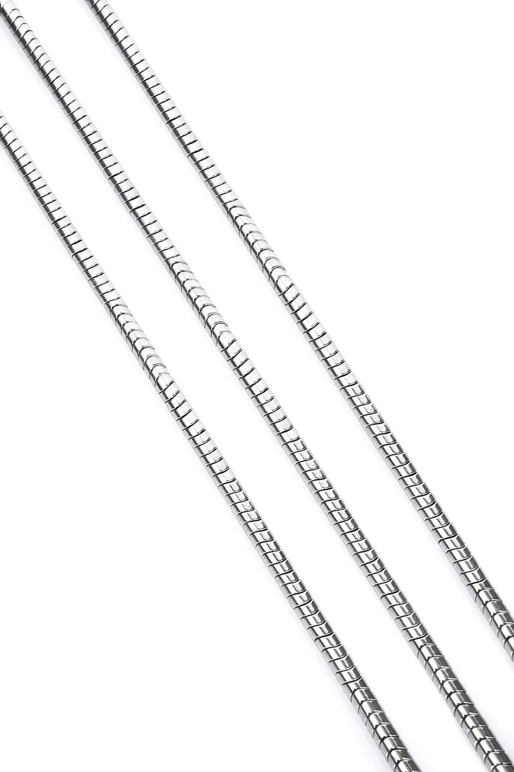 Hematite Natural Stone Shiny Cylinder 4x2mm String Of Beads