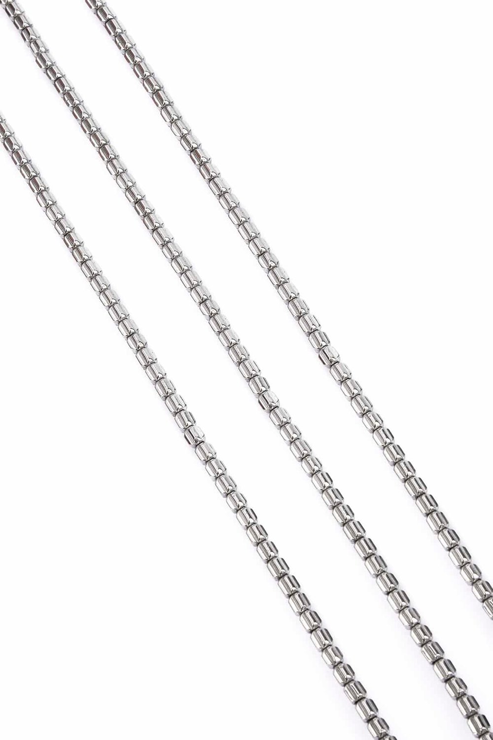 Hematite Natural Stone Shiny Cylinder 6x6mm String Of Beads