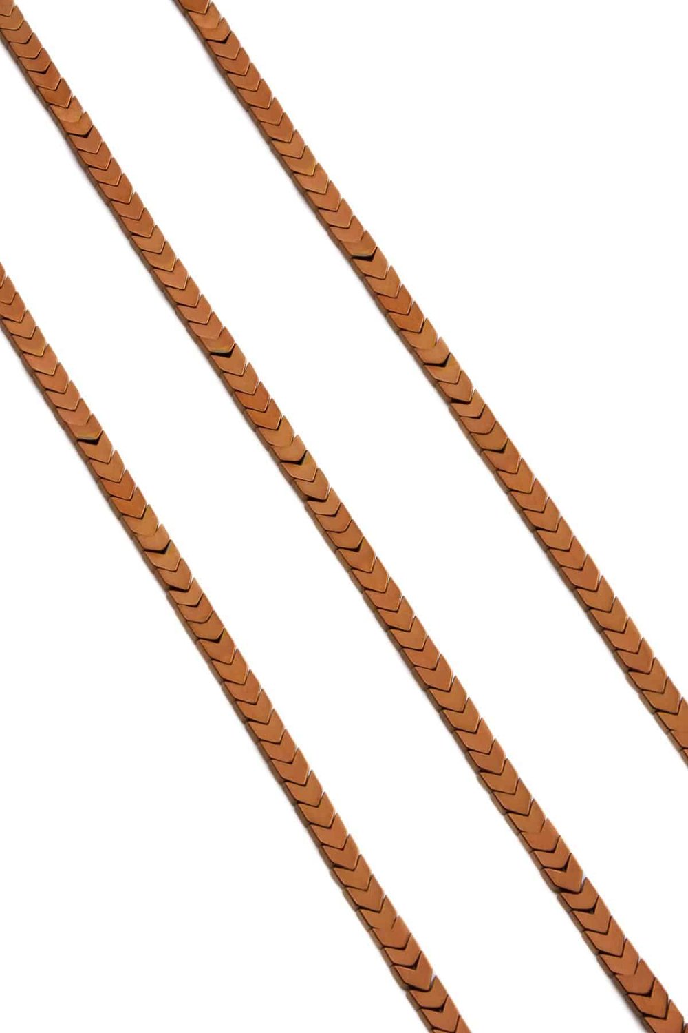 Hematite Natural Stone Shiny Brown Globe Cut 4x2mm String Of Beads