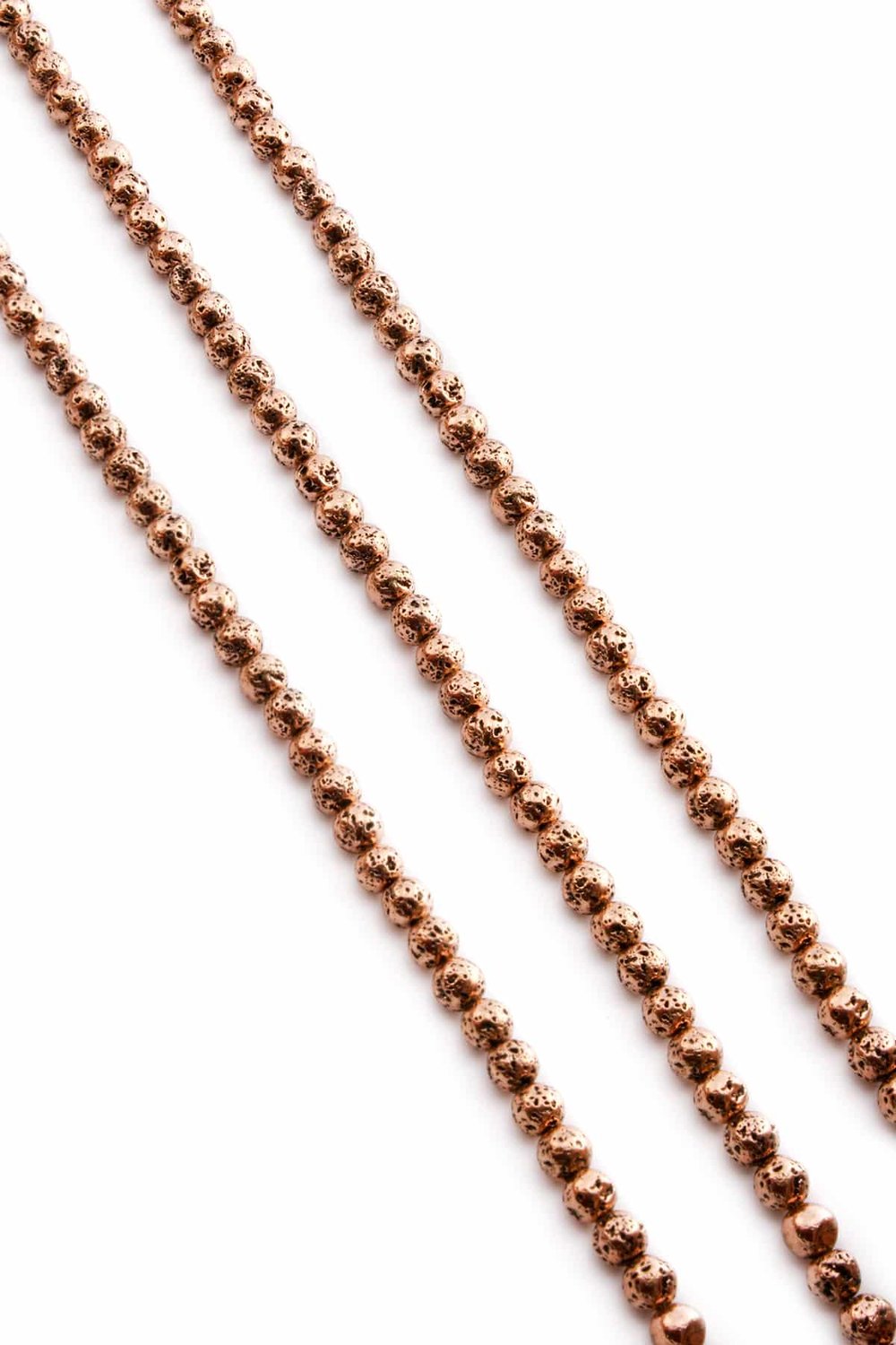 Hematite Natural Stone Shiny Rough Copper Globe Cut 5x5mm String Of Beads