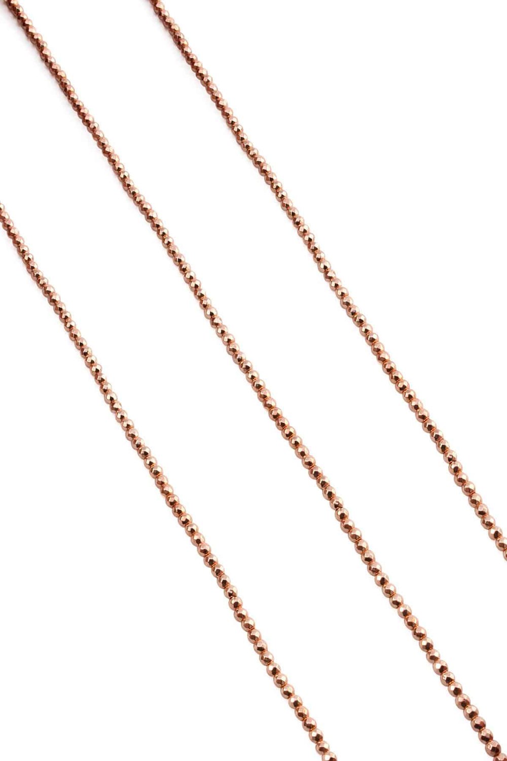 Hematit Taşı Küre Kesim Parlak Roz 2mm Doğal Taş Dizi