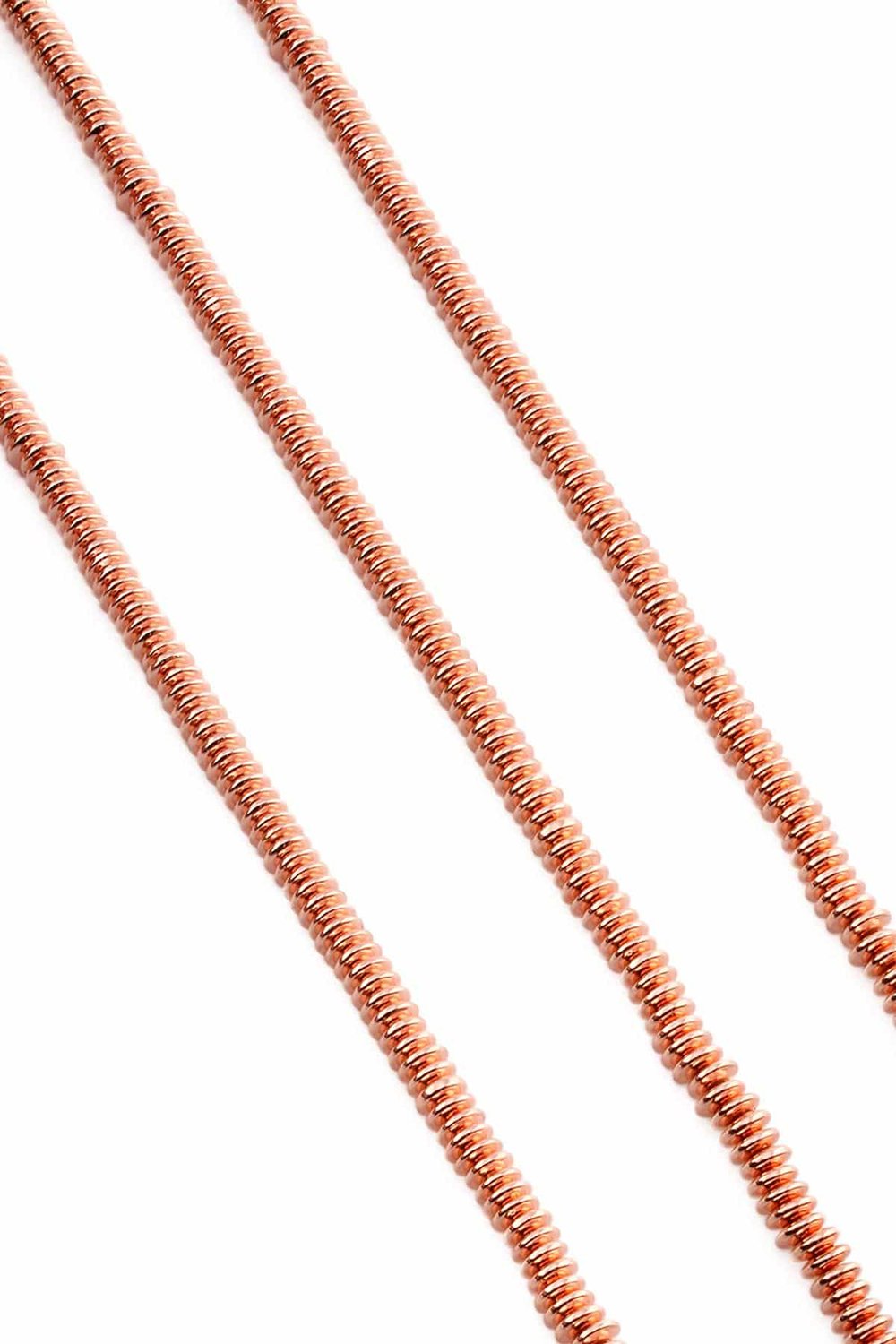 Hematit Taşı Rondela Kesim Parlak Roz 4x1mm Doğal Taş Dizi