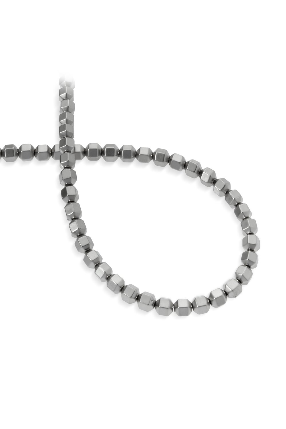 Hematit Taşı Özel Kesim Mat Titanyum 6x6mm Doğal Taş Dizi