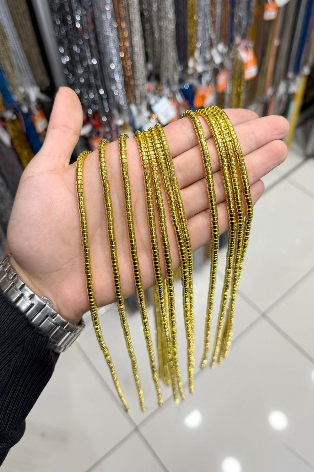 Hematit Taşı 4x2mm Rondela Kesim Doğal Taş Diziler