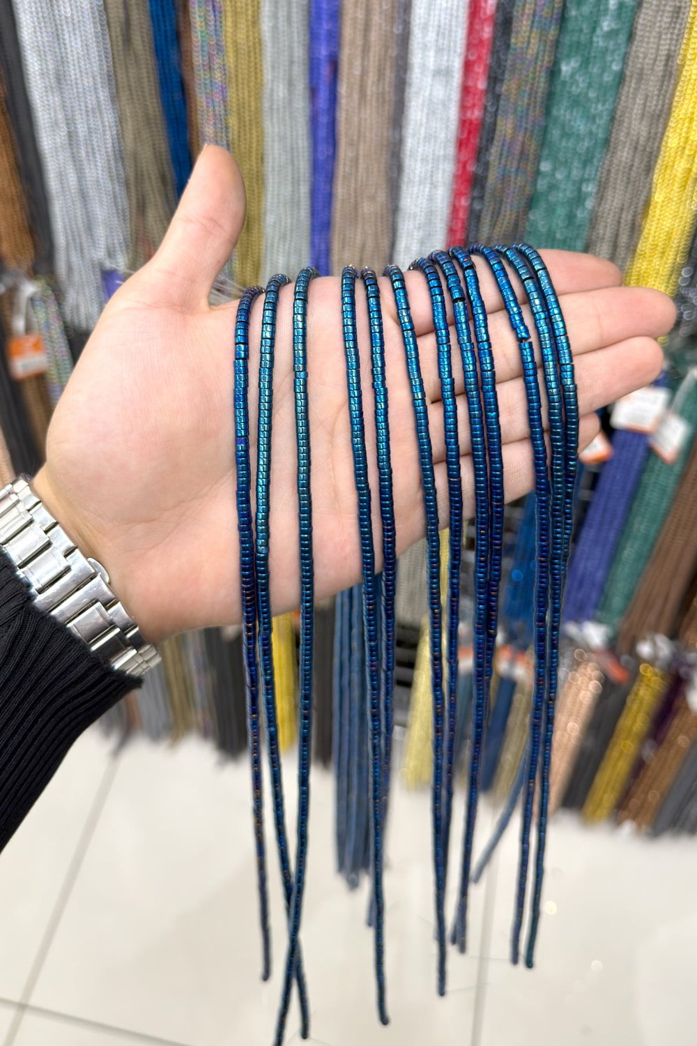 Hematit Taşı 4x2mm Rondela Kesim Doğal Taş Diziler