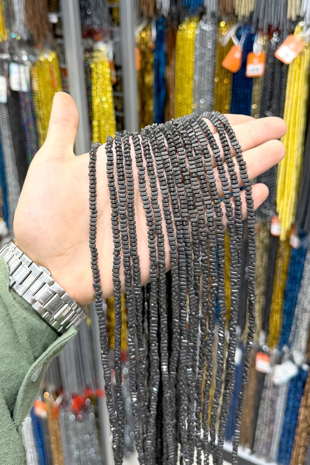 Hematit Taşı 4x3mm Üçgen Rondela Kesim Doğal Taş Diziler