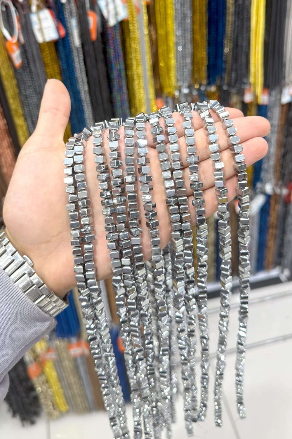 Hematit Taşı 6x5mm Rondela Kesim Doğal Taş Diziler