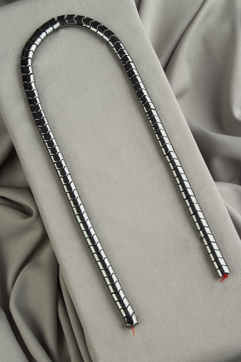 Hematit Taşı 6x7mm Balık Sırtı Kesim Doğal Taş Diziler
