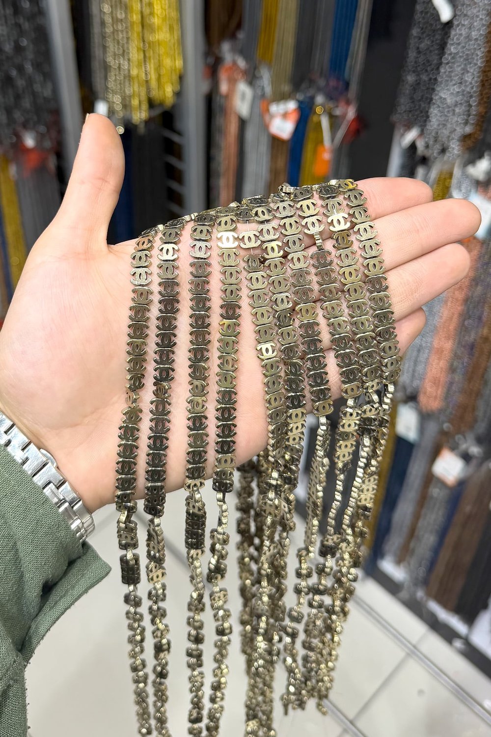 Hematit Taşı 8x6mm Chanel Kesim Doğal Taş Diziler
