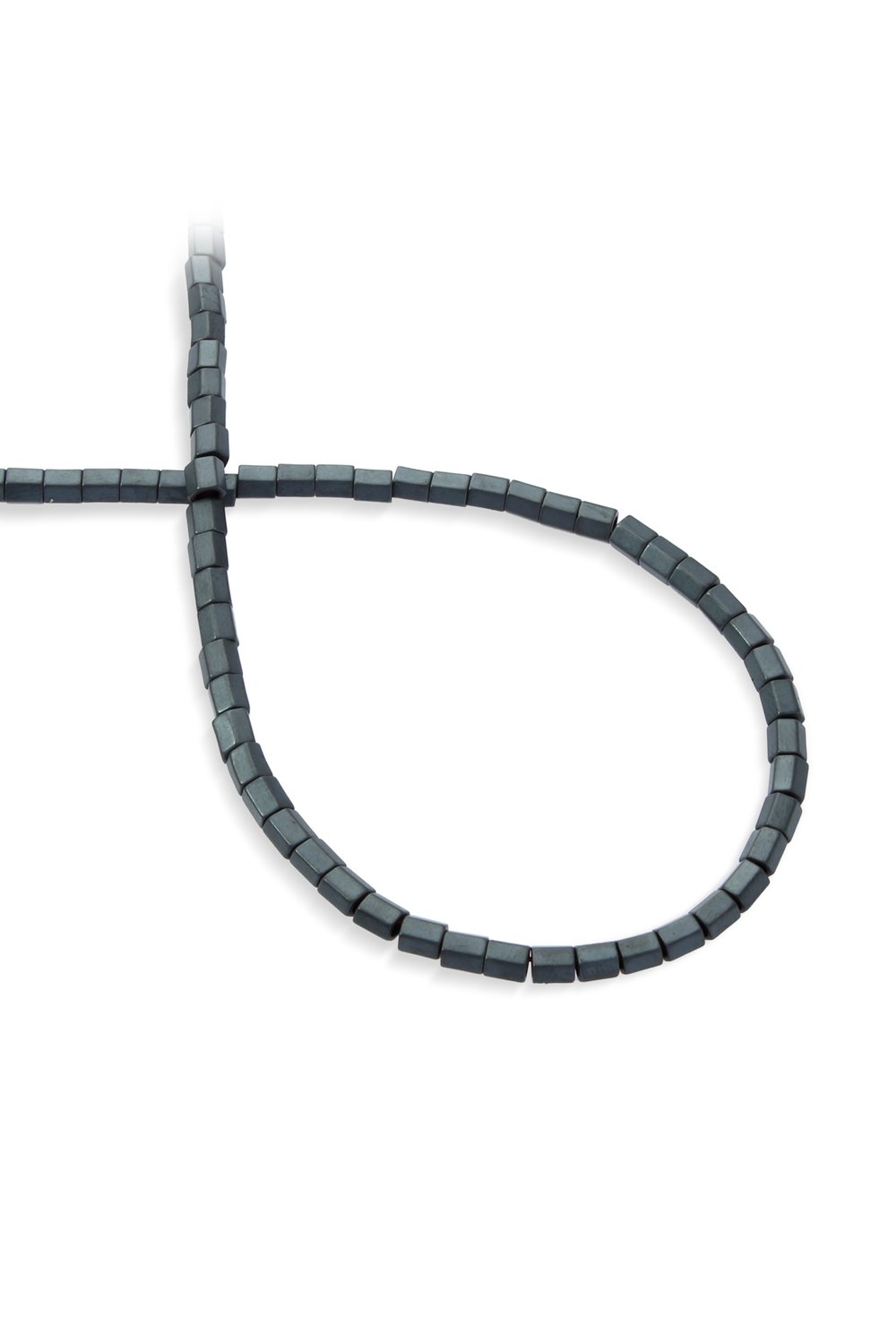 Hematit Taşı 4x4mm Altıgen Kesim Doğal Taş Diziler