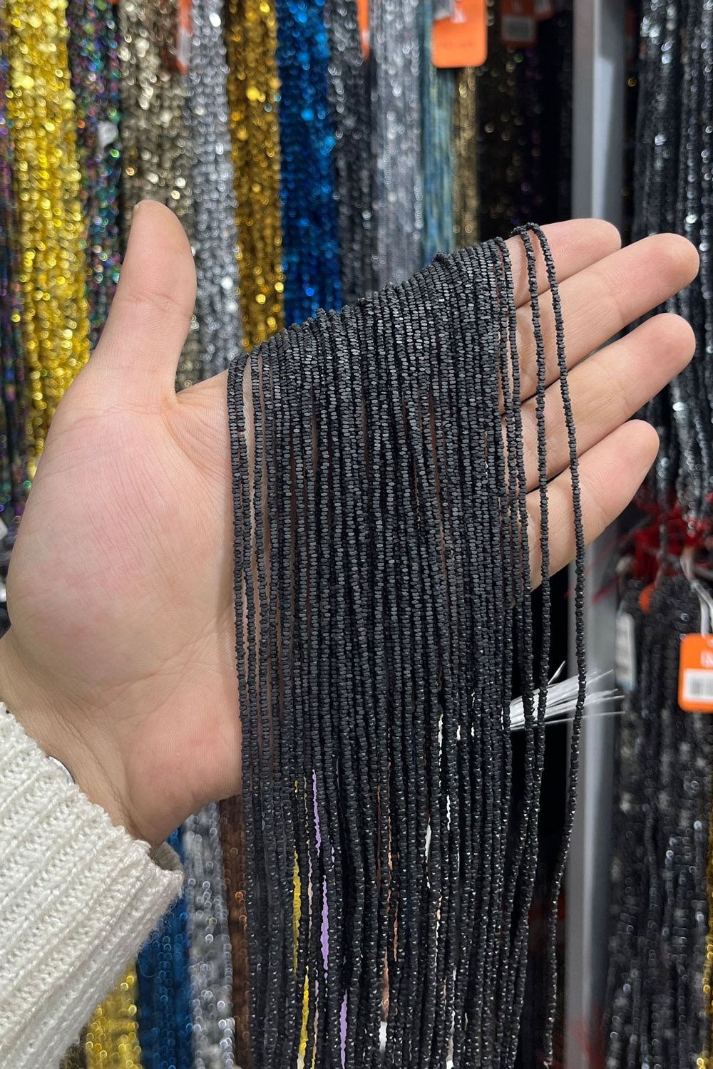 Hematit Taşı Rondela Kesim Mat Siyah 1x8mm Doğal Taş Dizi